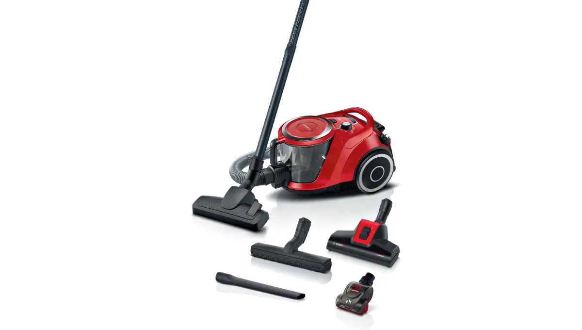 Bosch Rød Poseløs støvsuger BGS41PET1