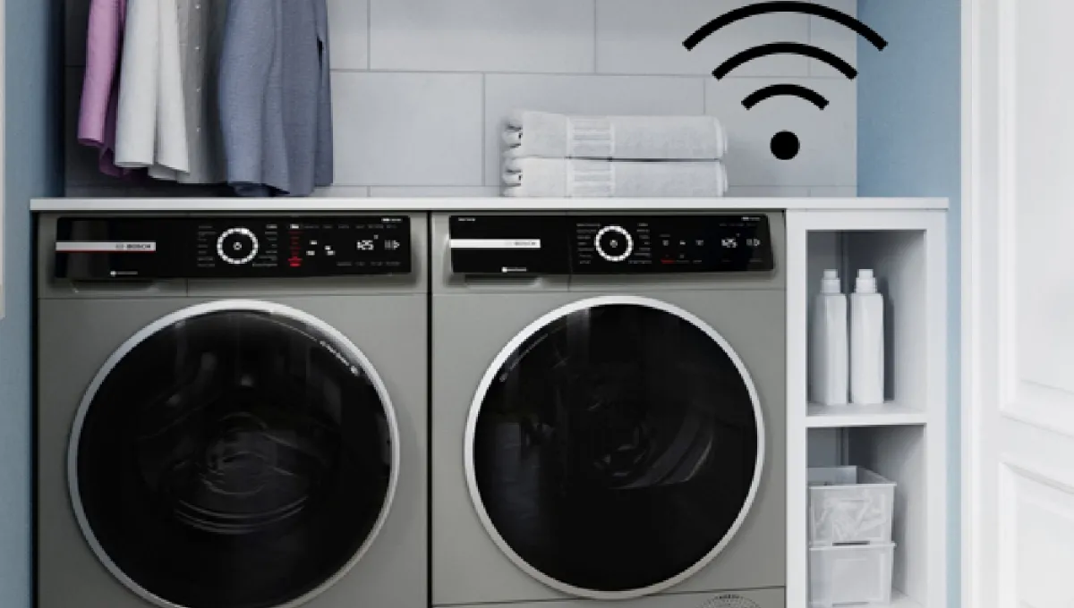 Smart Washer and Dryer with Home Connect