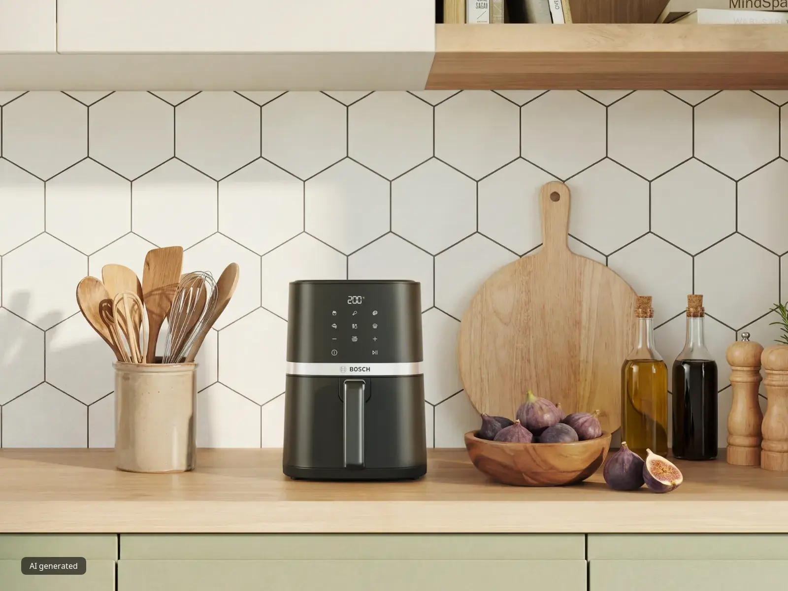 Bosch Air Fryer sat on kitchen countertop