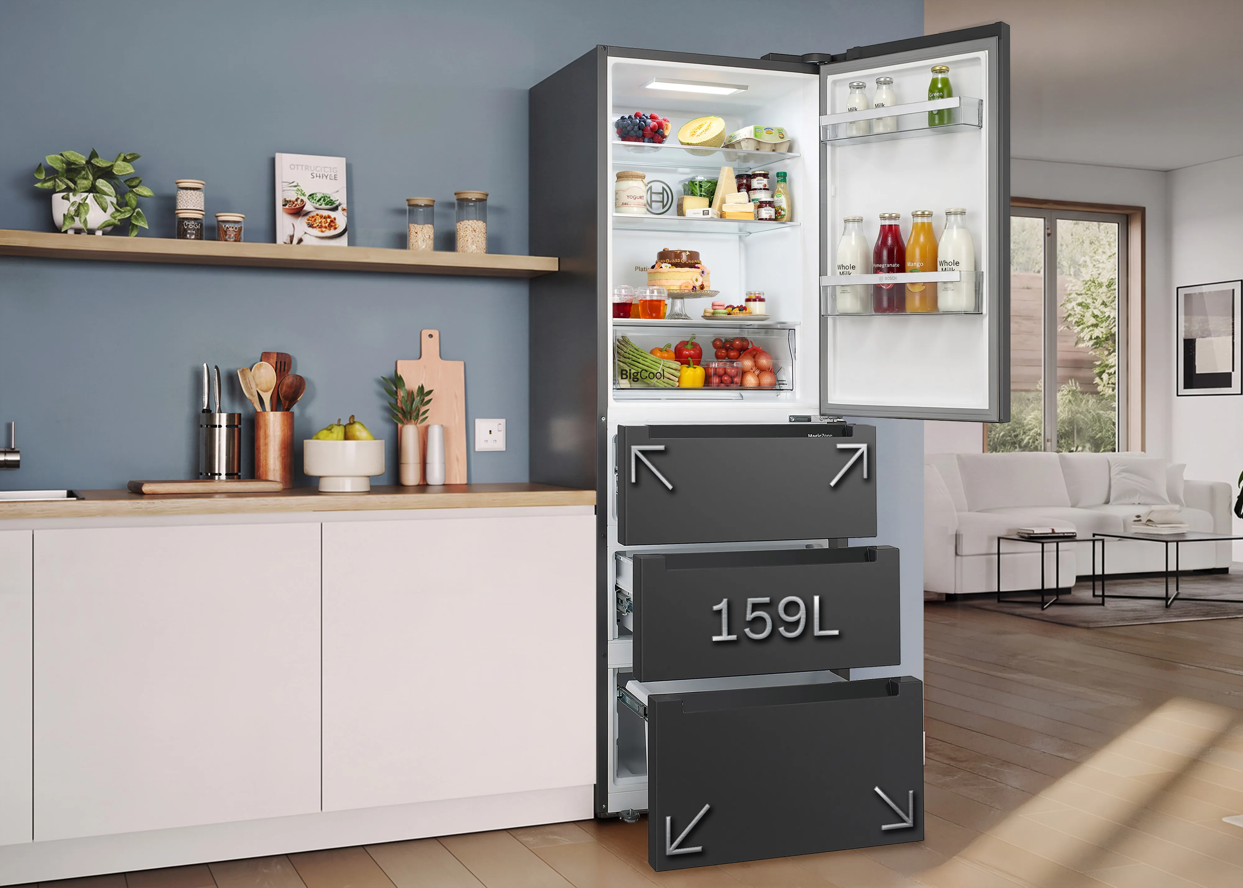 159L - Largest freezer capacity in Hong Kong
