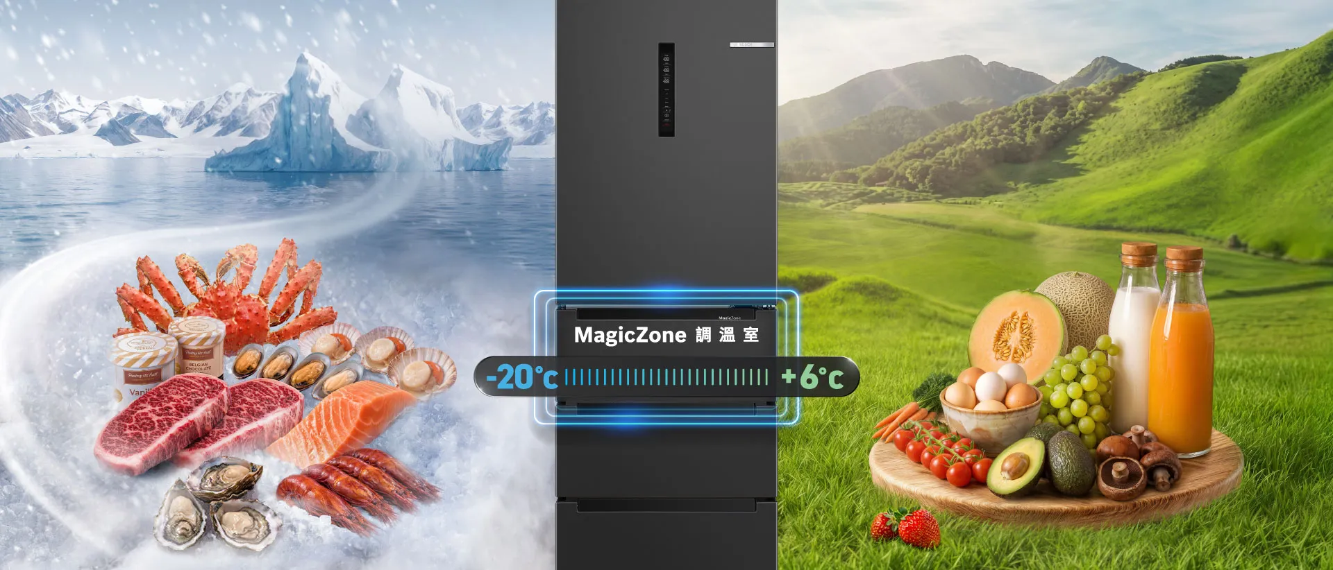 65cm Multi-door MagicZone Fridge, 27 Ways to Chill