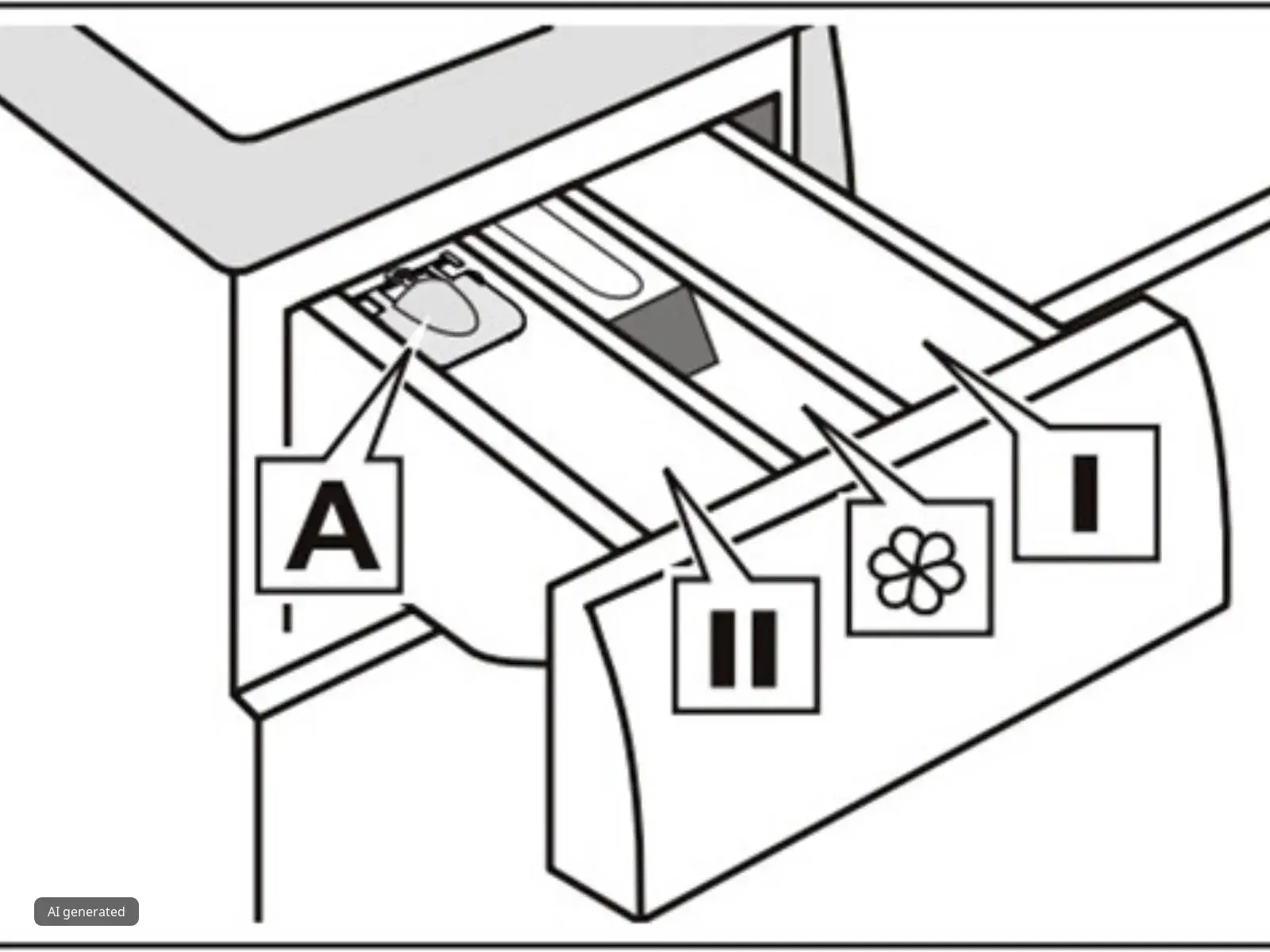 Detergent draw diagram