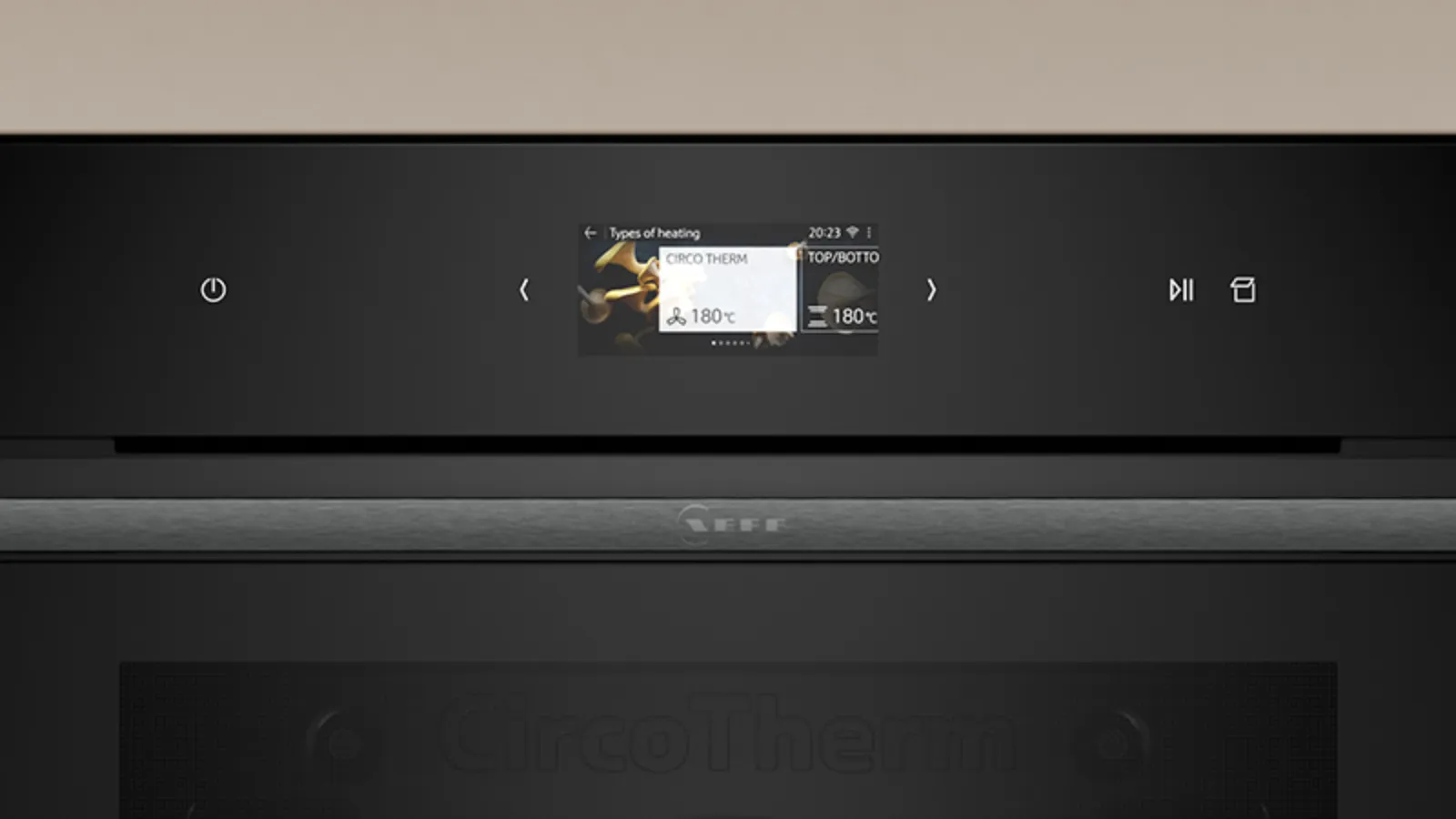 N90 Oven Full Touch Screen display