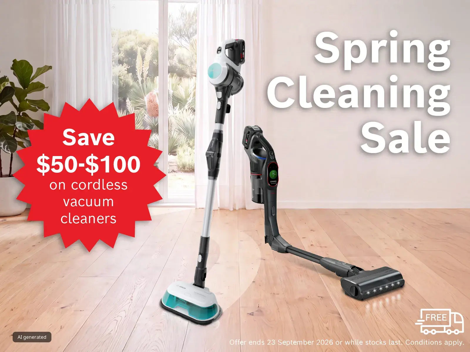 Spring Cleaning Sale Promo