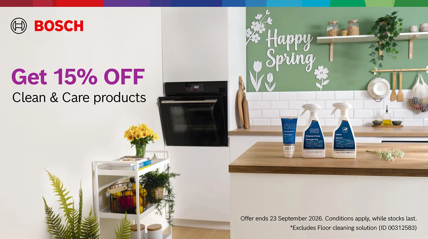 Get 15% off all Clean & Care products