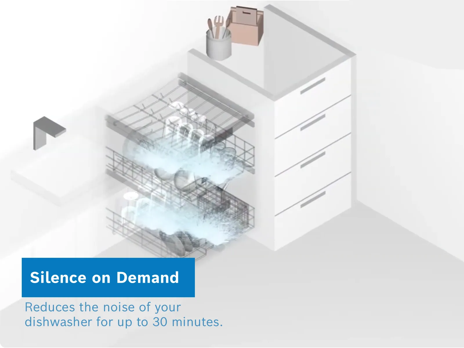 Bosch Dishwashers with Home Connect - Silence on Demand.