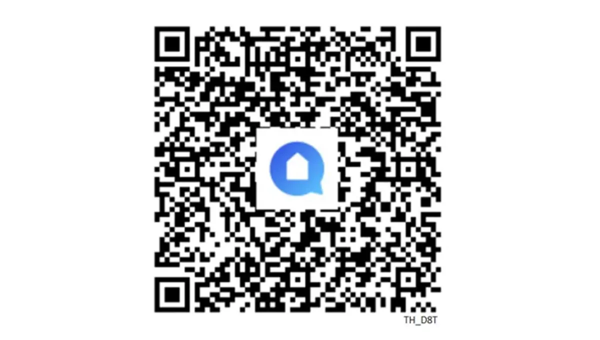 The image shows the QR code of your household appliance.