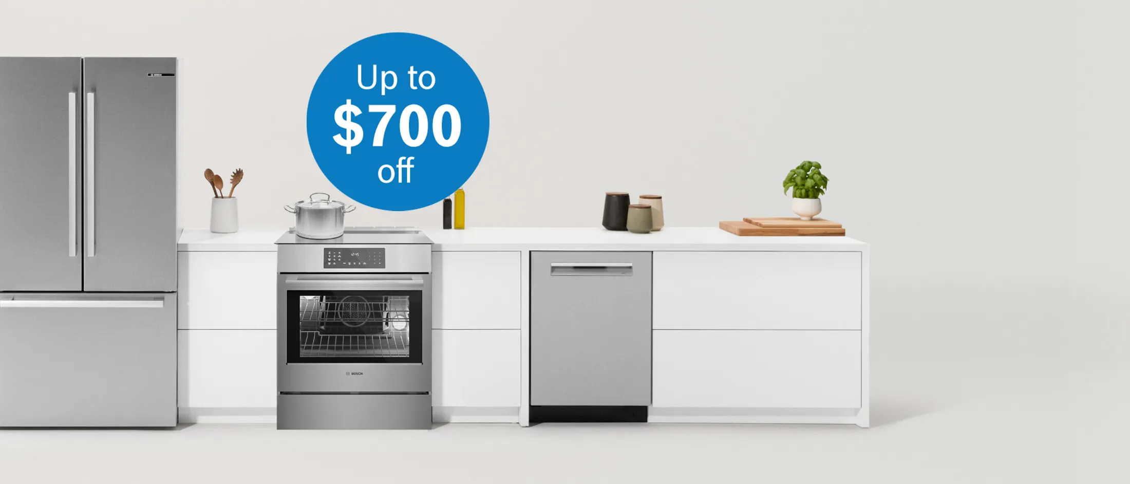 Up to 700$ off bosch home appliances