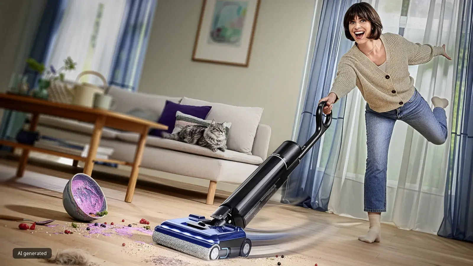 Bosch OneFlow Nass-Trockensauger im Einsatz
