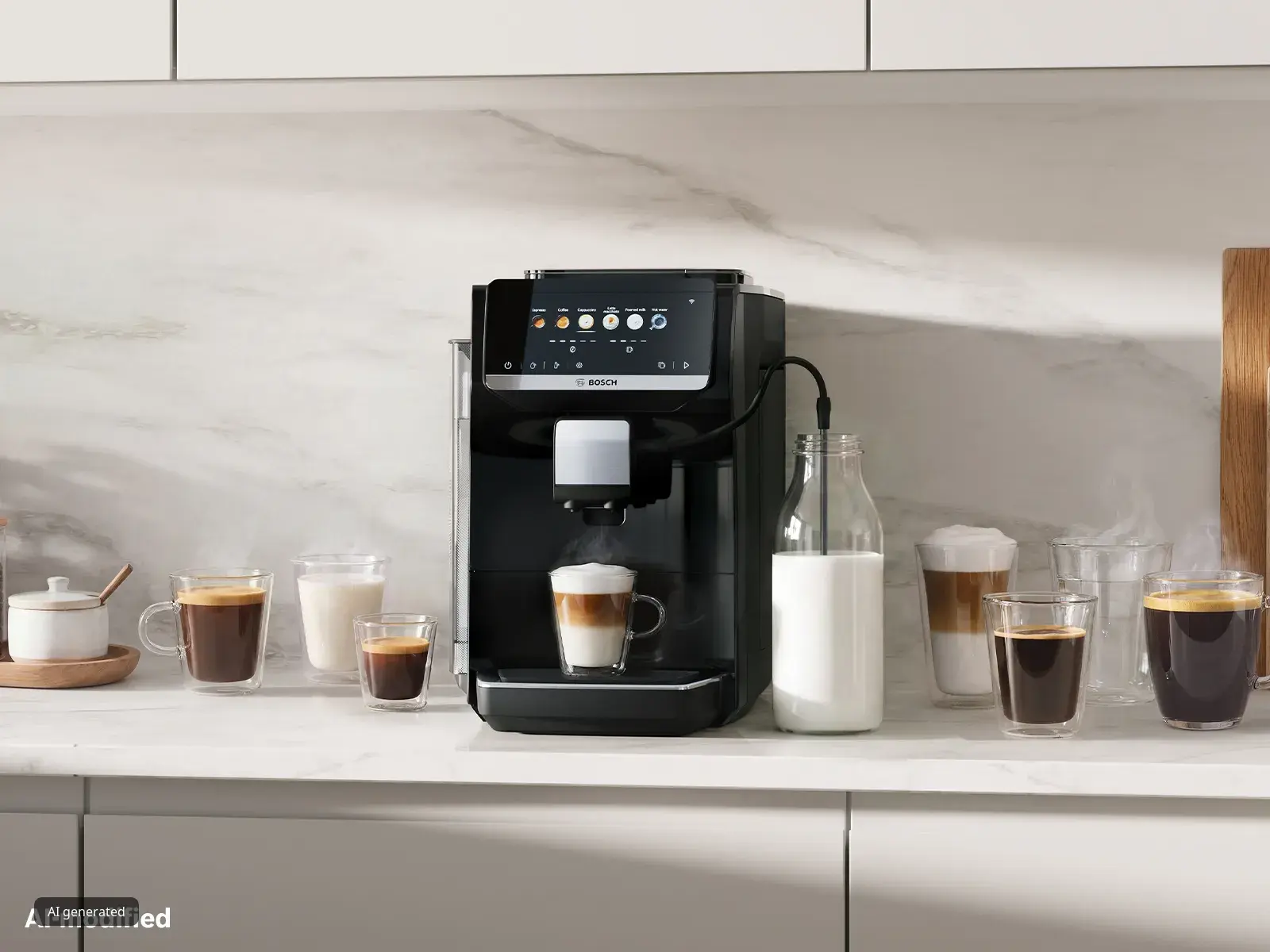 Bosch VeroCafe S6 with espresso shots