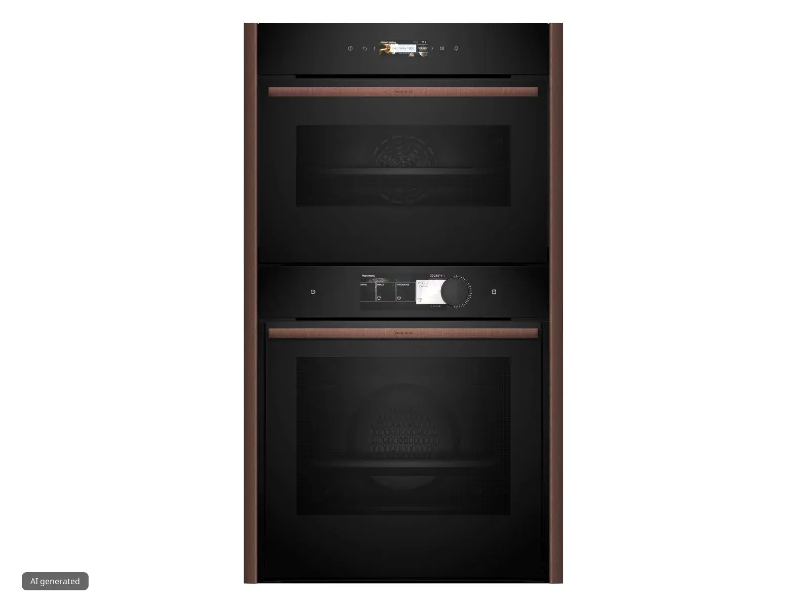 NEFF Backofen und Kompaktdampfbackofen übereinander kombinieren mit Seamless Combination®