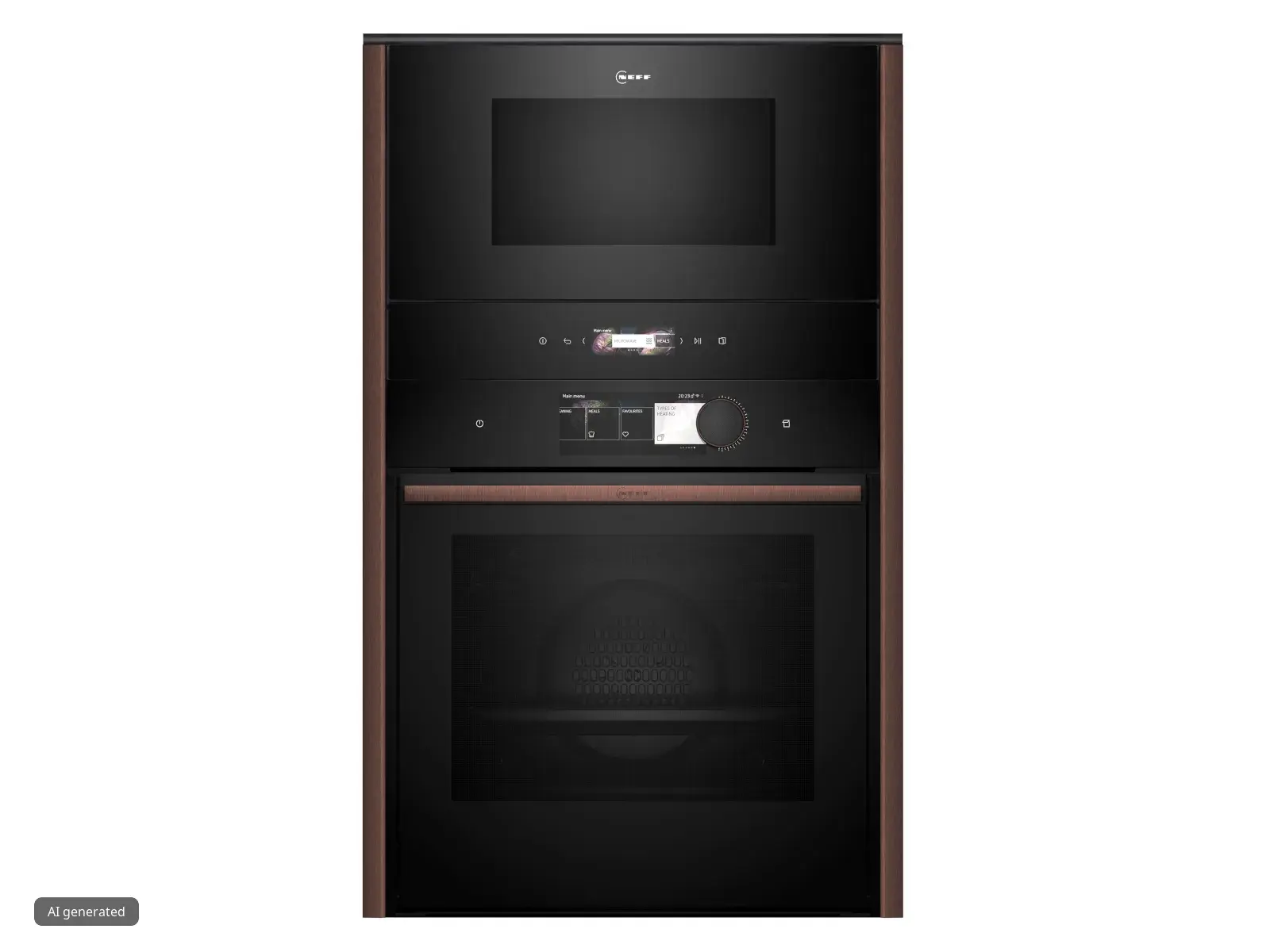 NEFF Backofen und Mikrowelle übereinander kombinieren mit Seamless Combination®