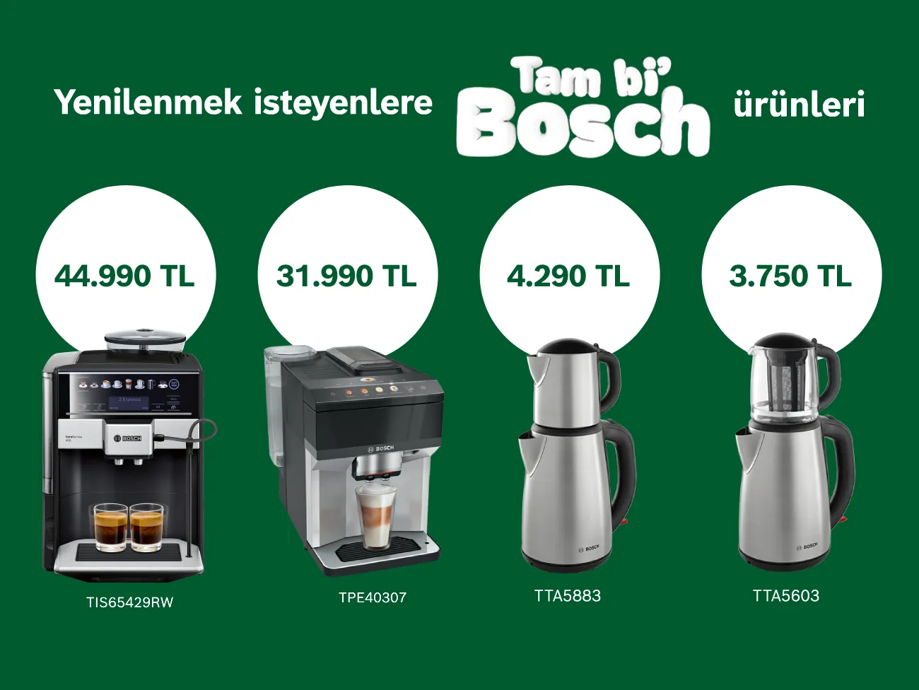 Çay ve kahve makinelerinde Eylül ayı fiyatları