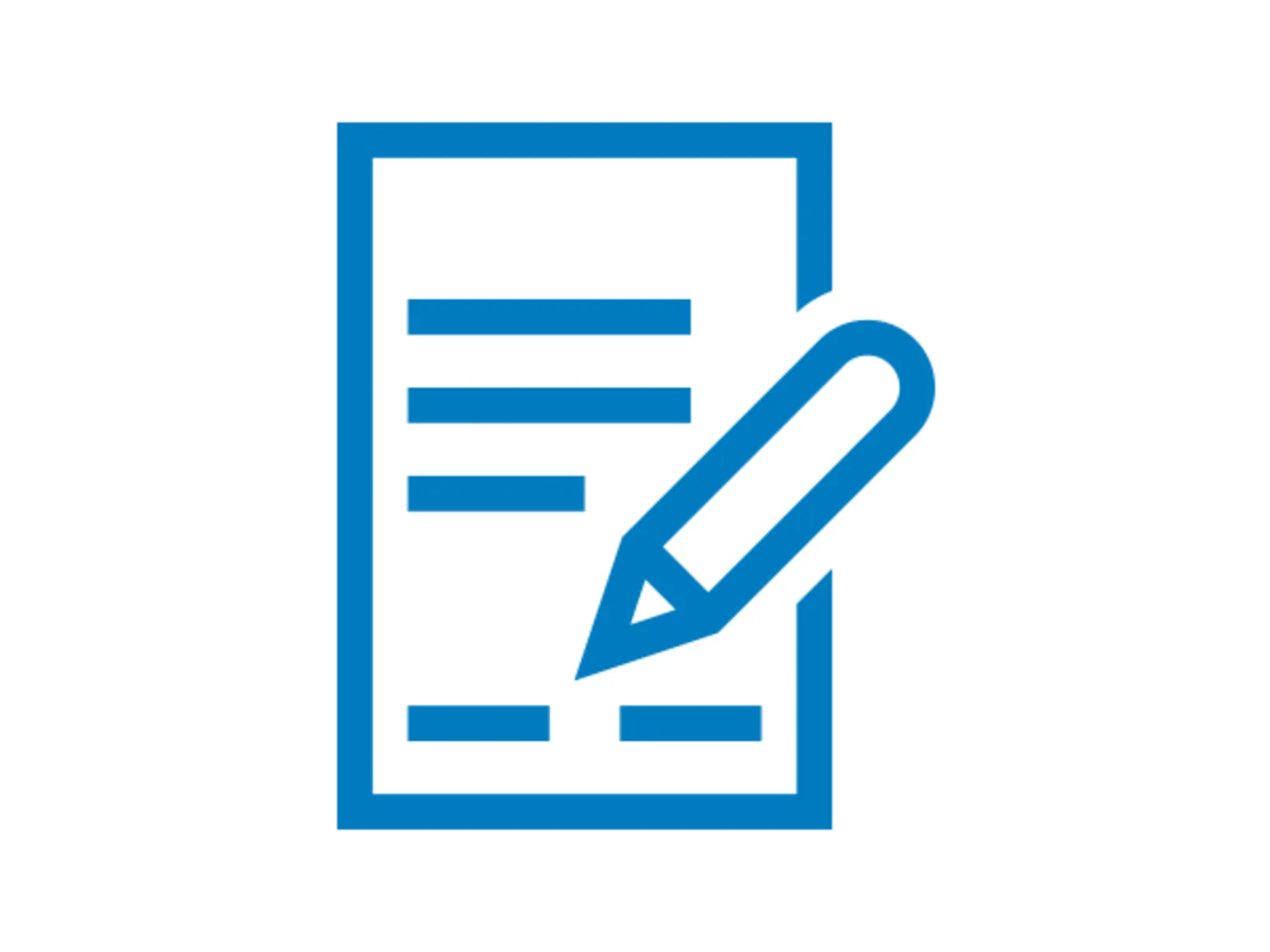 Formular mit Stift