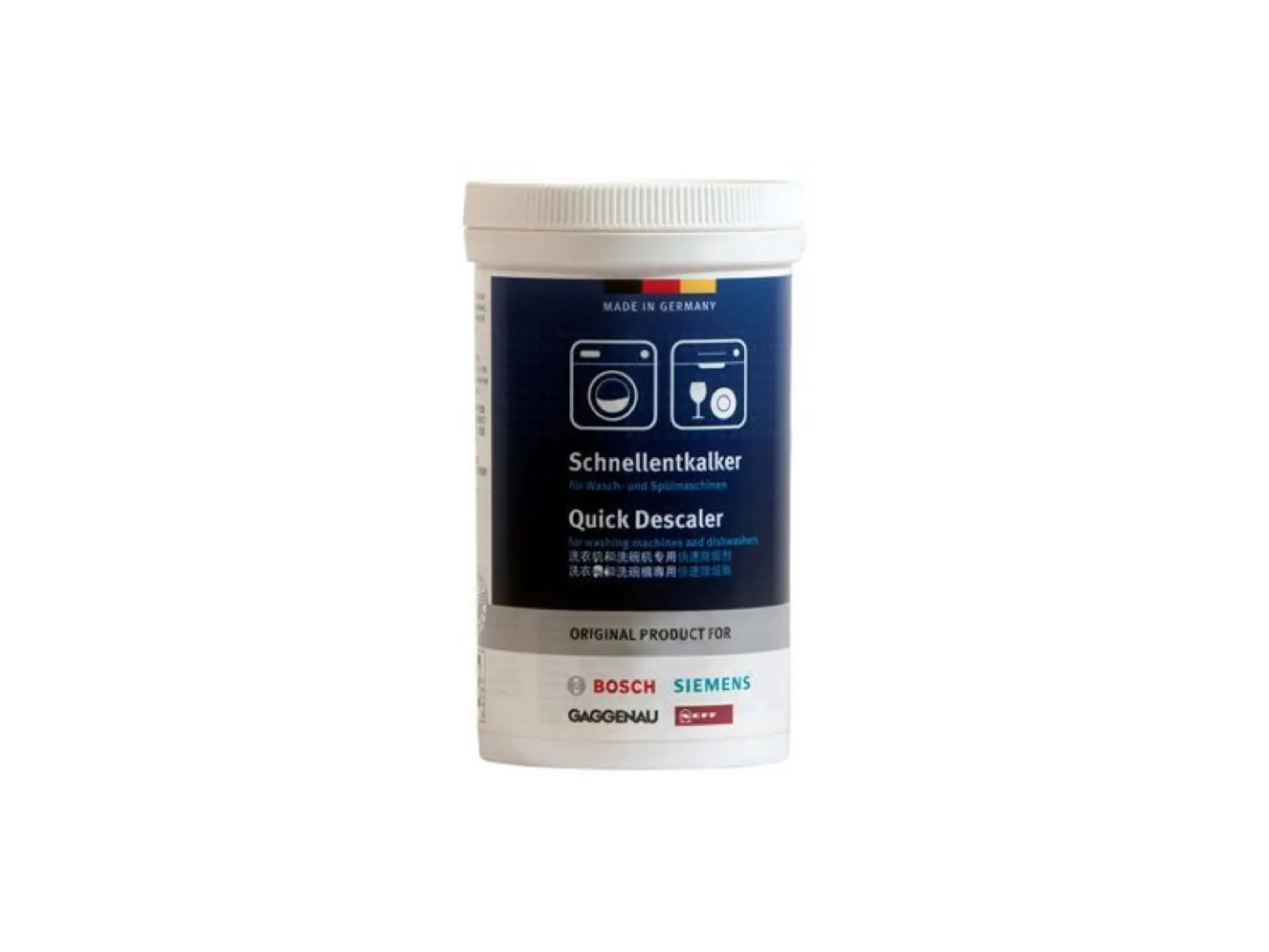 Quick Descaler for dishwashers