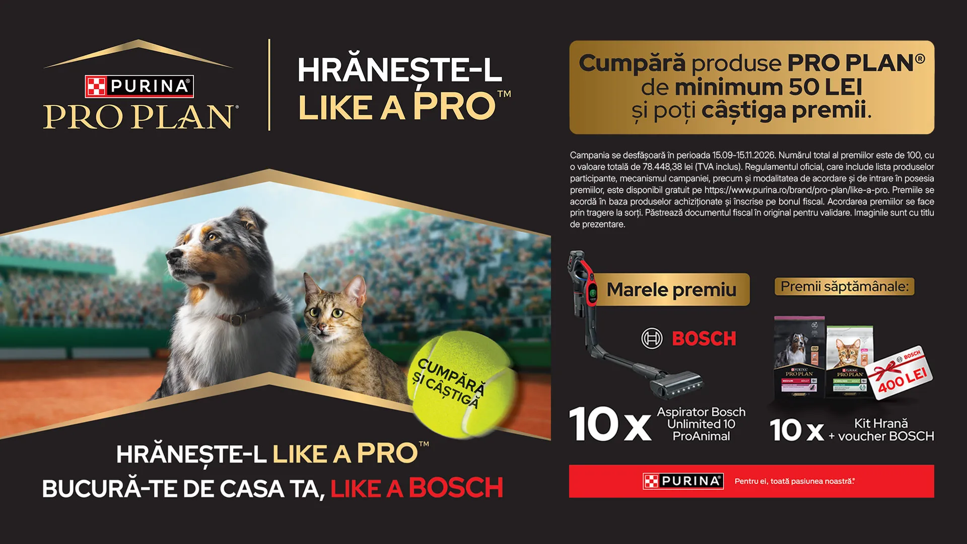 Vizual campanie Purina - Bosch