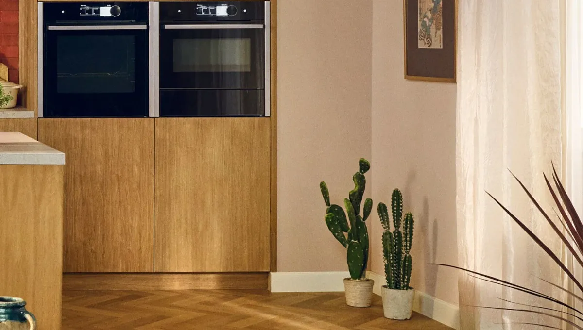 Fishbone parquet flooring