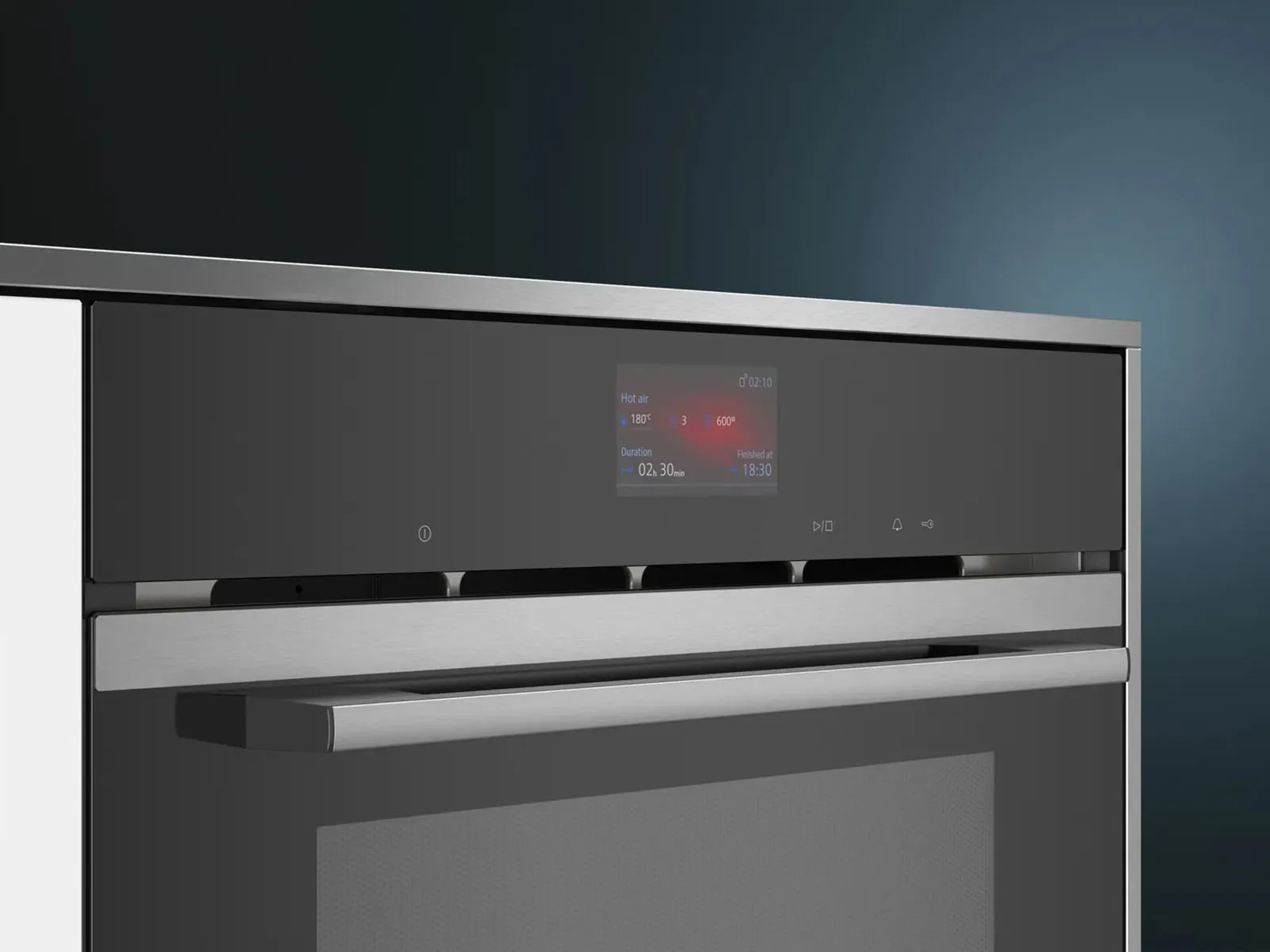 Siemens iQ500 Built-in compact microwave with steam function Stainless steel CP269AGS0K
