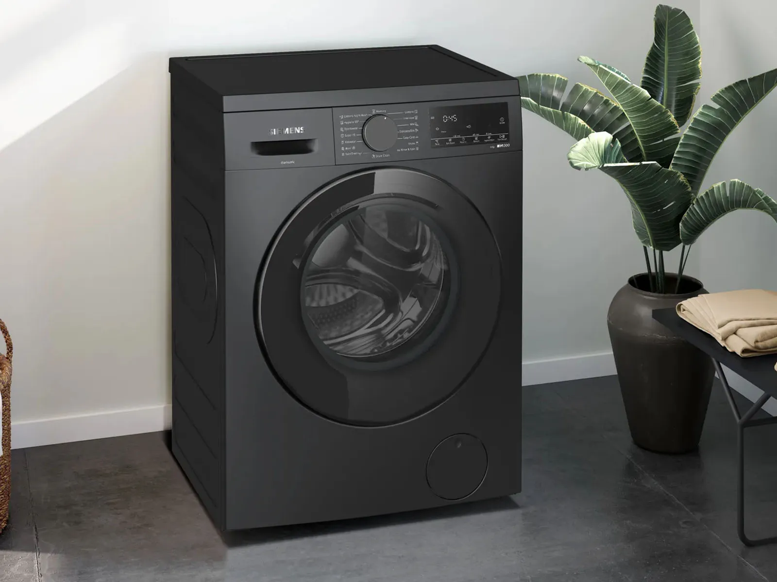 Siemens iQ300 纖巧型洗衣機 9 kg 1300 轉/分鐘 WH43E20ZHK