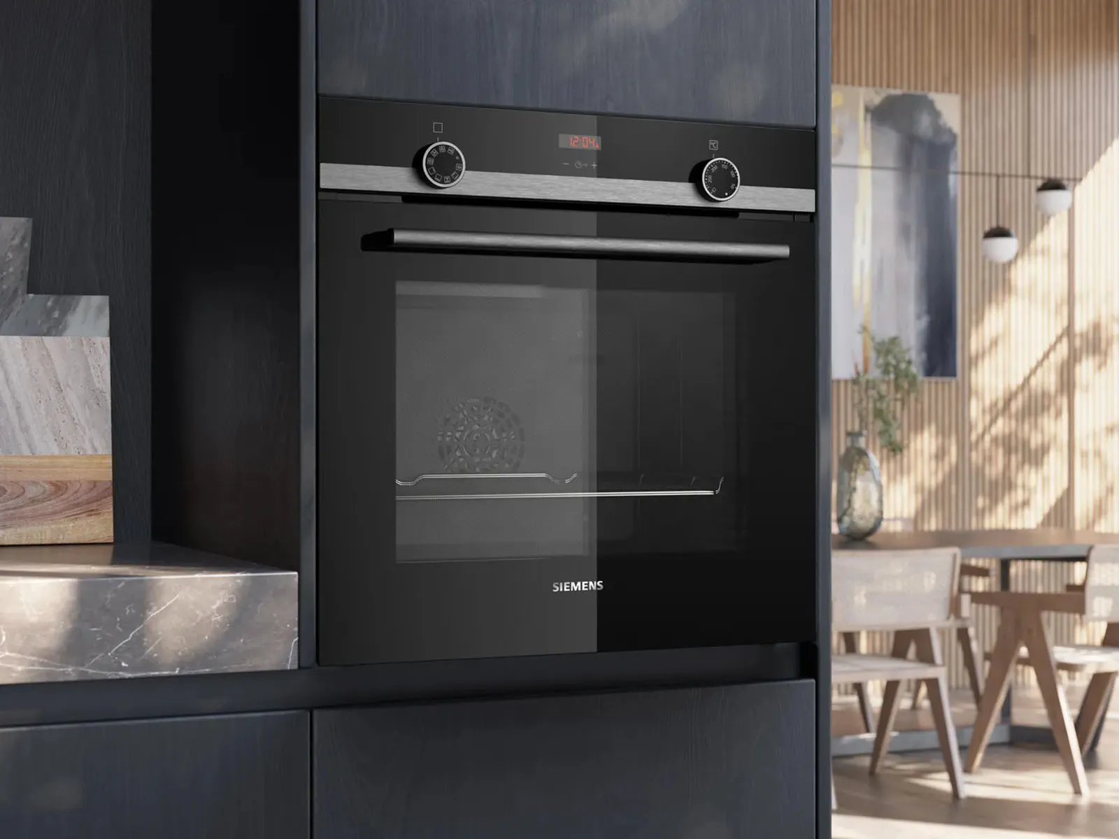 Siemens iQ700 Built-In Microwave with grill Black BE732L1B1B