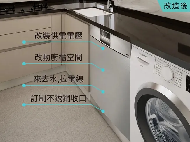 Siemens Kitchen Modification Service Dishwasher Successful Case 1 After