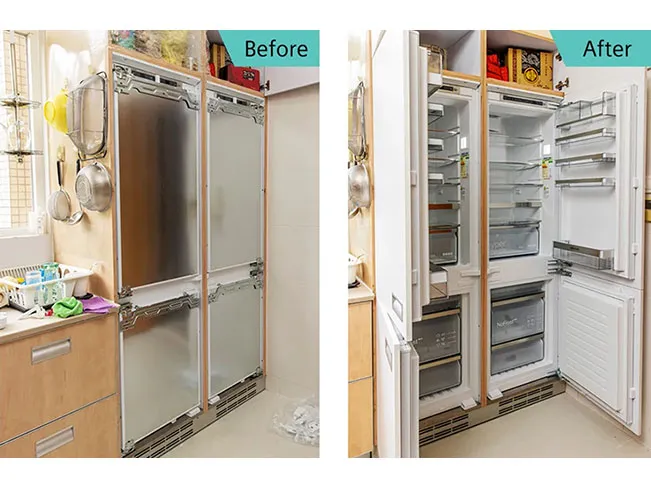 Kitchen Modification Service Fridges & Freezers Successful Case 2 Before