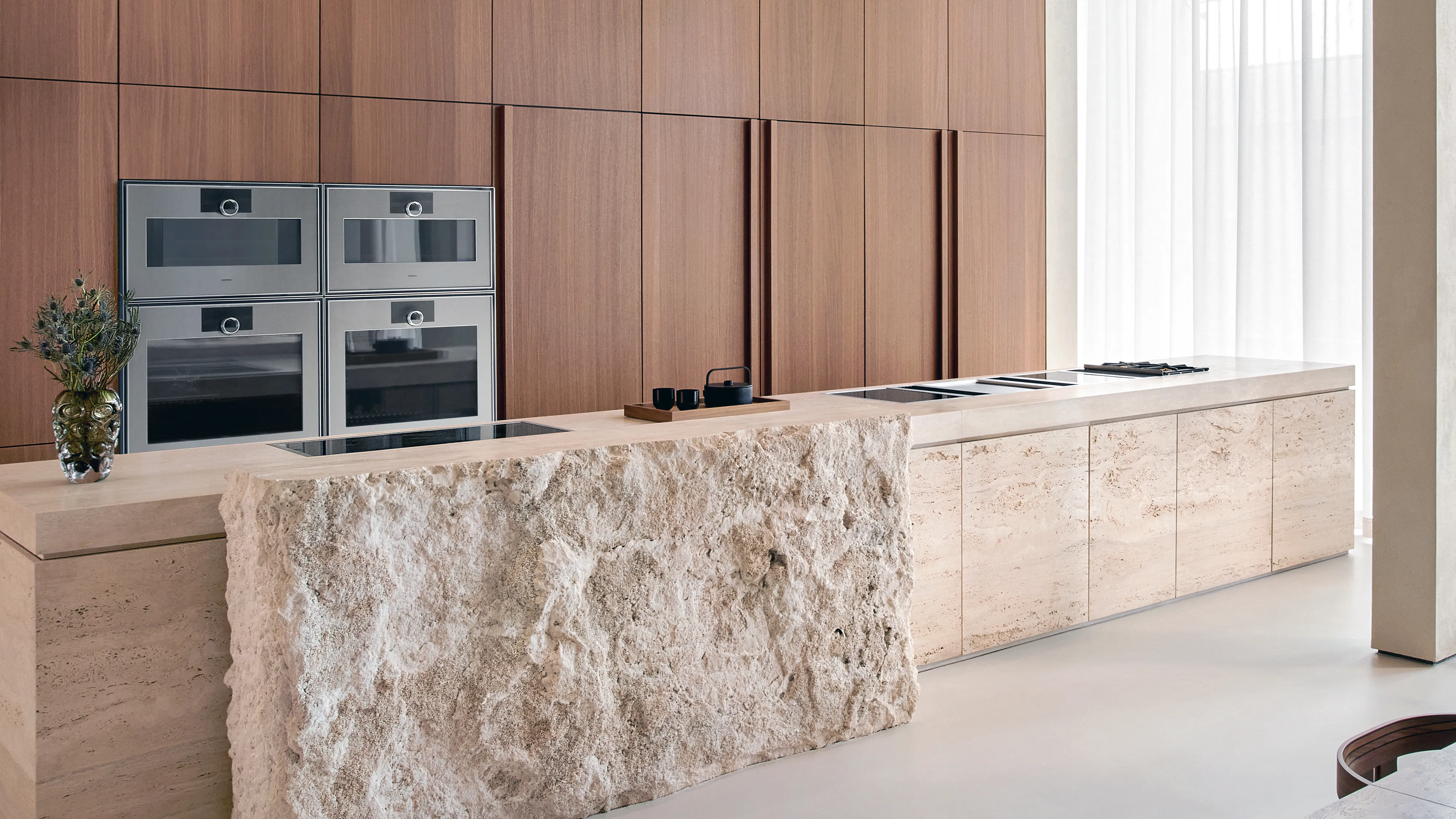 An image of the Gaggenau showroom in Beverly Hills.