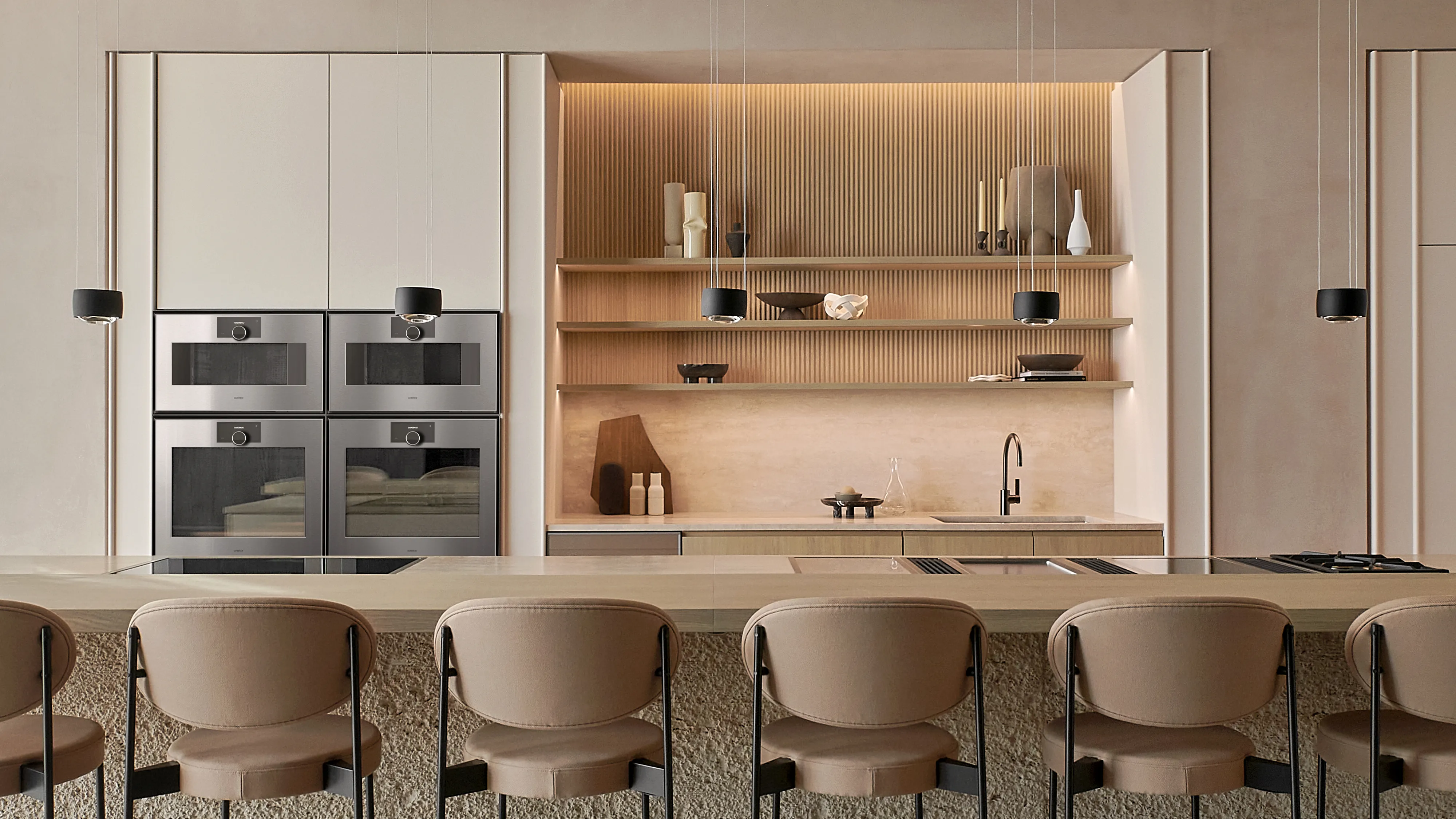 An image of the Gaggenau showroom in Miami.