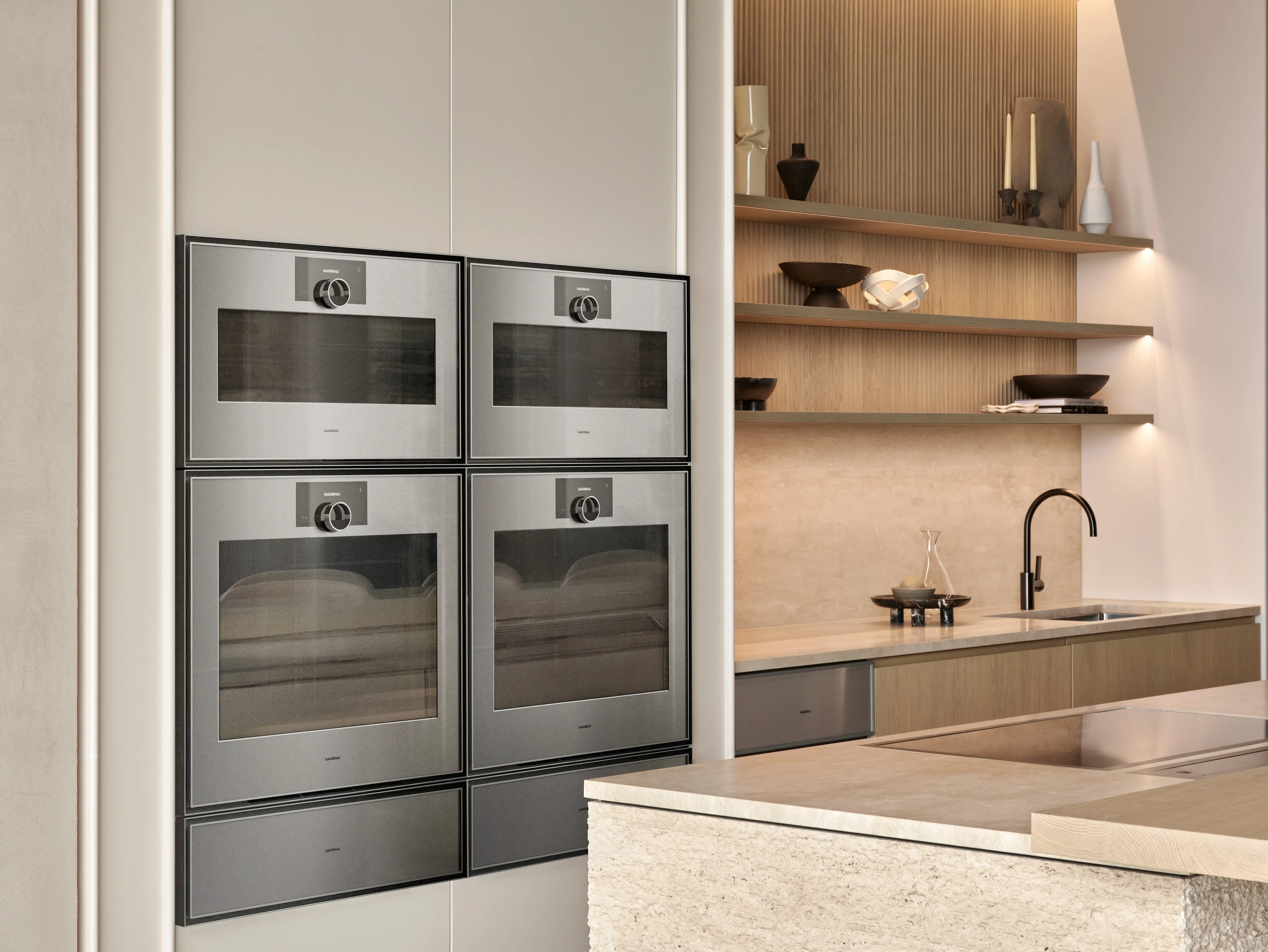 Gaggenau Expressive series ovens in the new Miami Flagship showroom