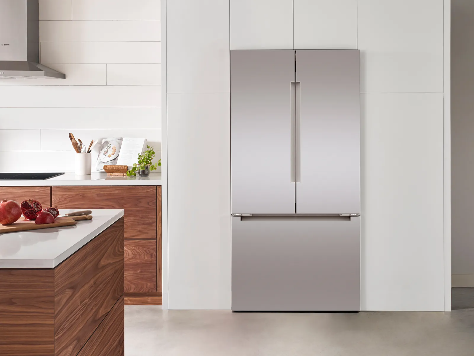 Bosch 800 stainless steel refrigerator