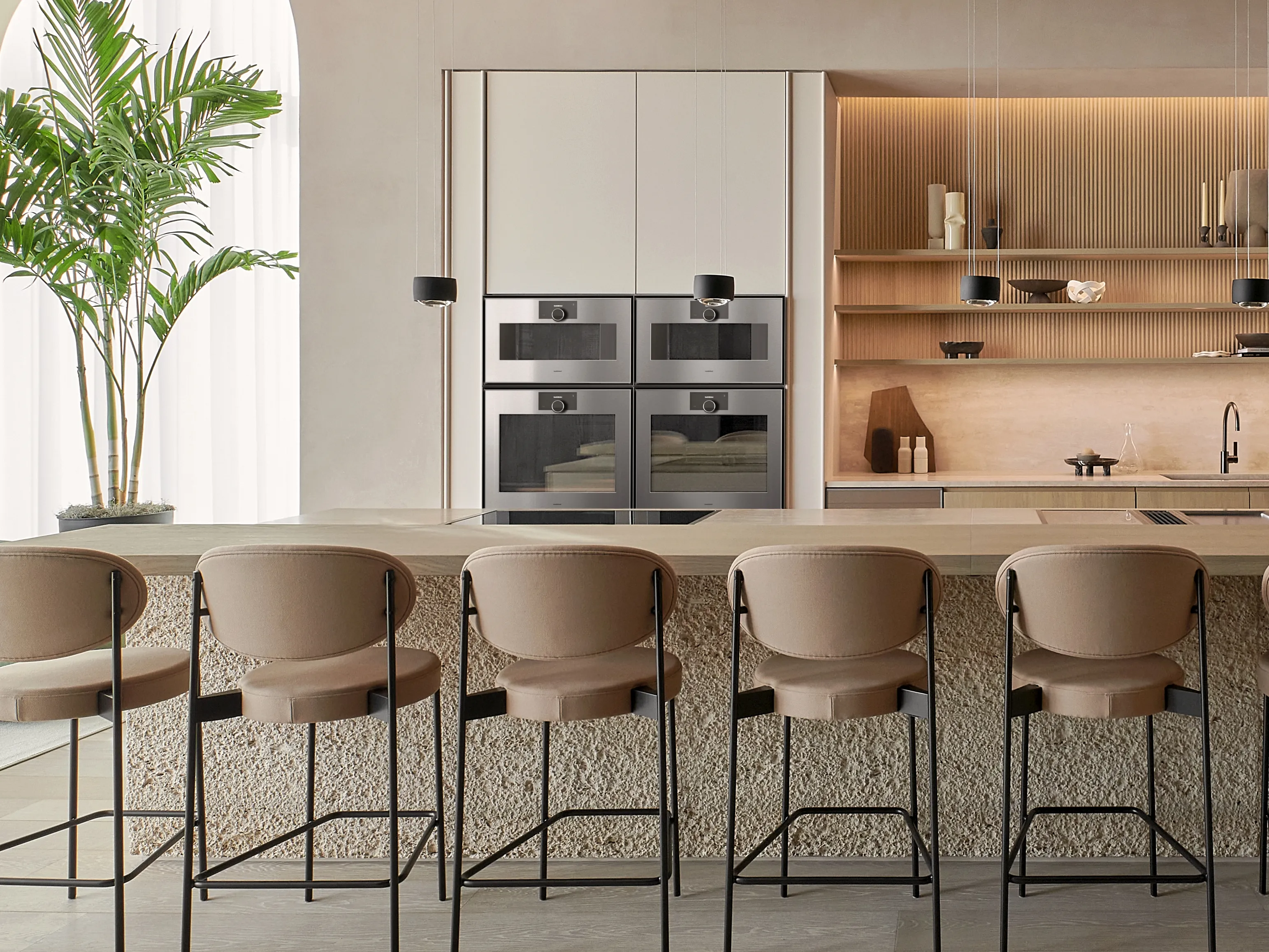 The luxurious Gaggenau flagship showroom in Miami
