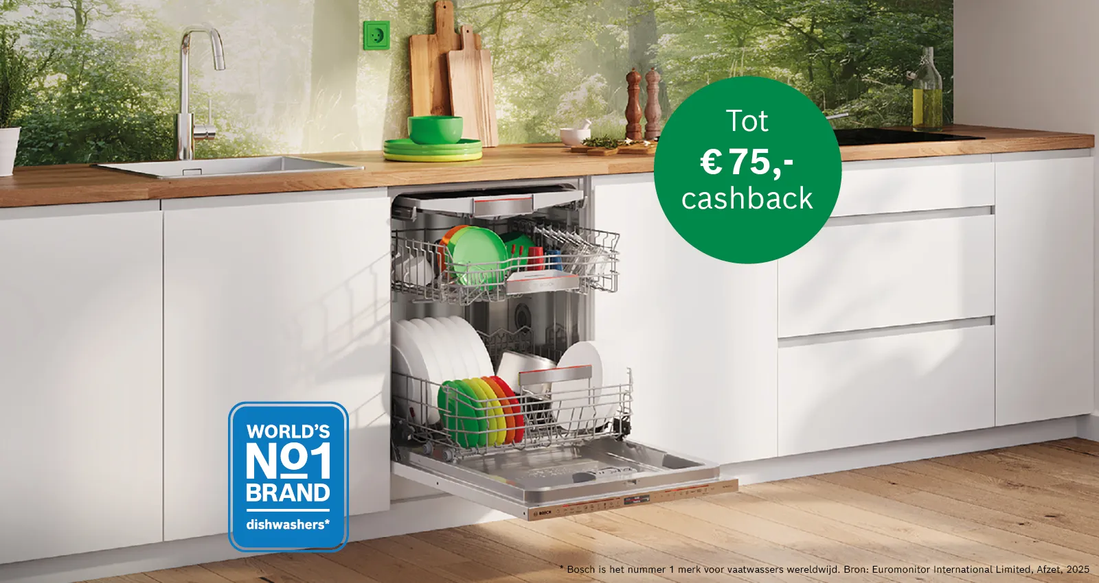Casbackactie vaatwassen Bosch