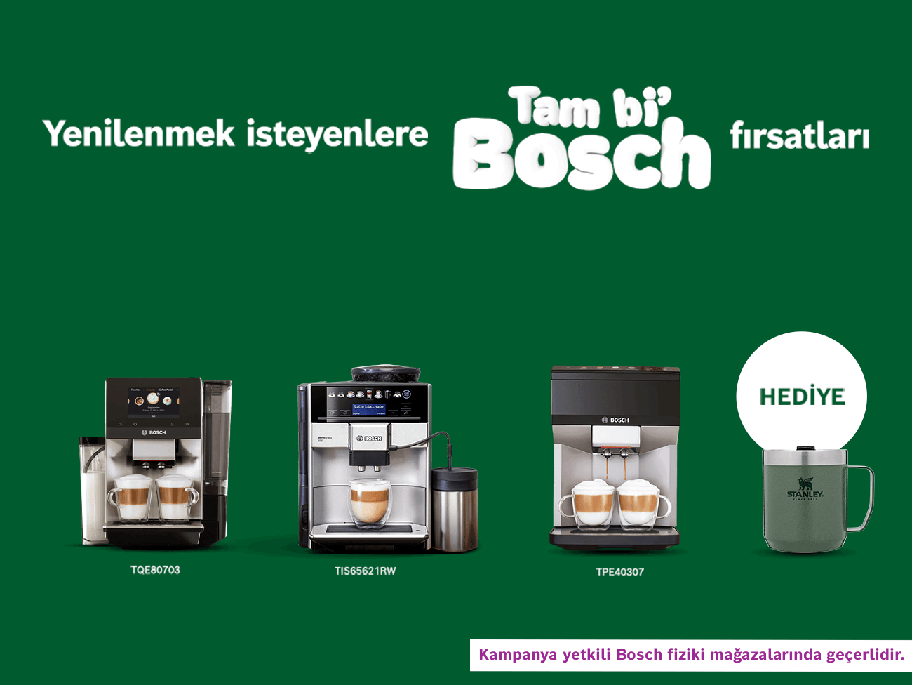 Kahve Makinelerine Özel Hediye!