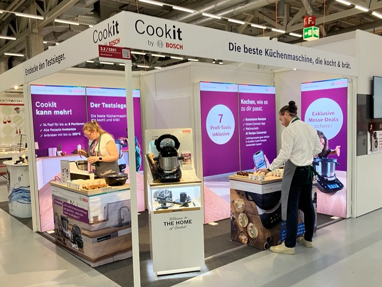 Cookit Messestand