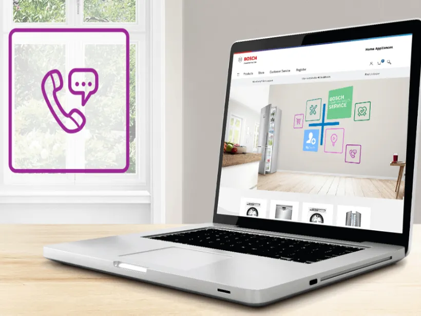 Bir web sitesi ikonlarla, pencereyi telefon ikonuyla, ahşap zeminle modern iç.