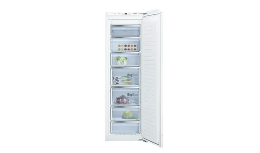 Built-in upright freezers