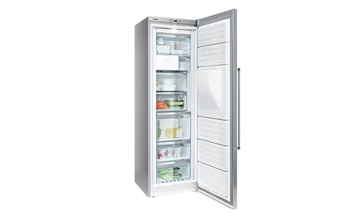 Freestanding upright freezer