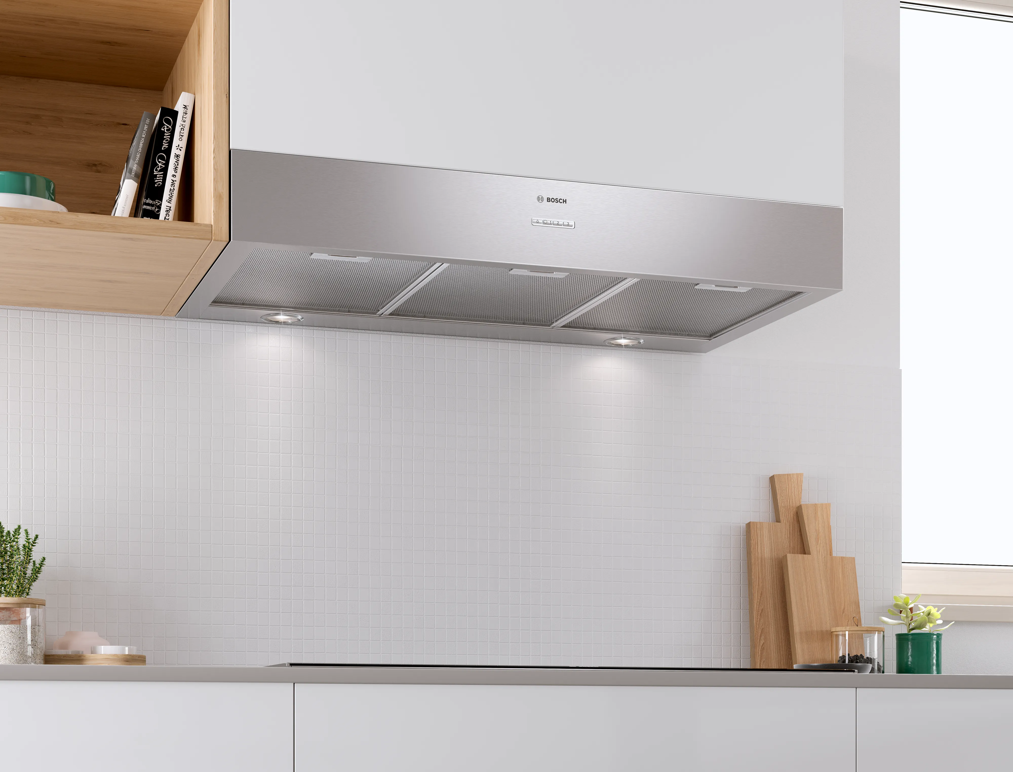 built under cooker hoods