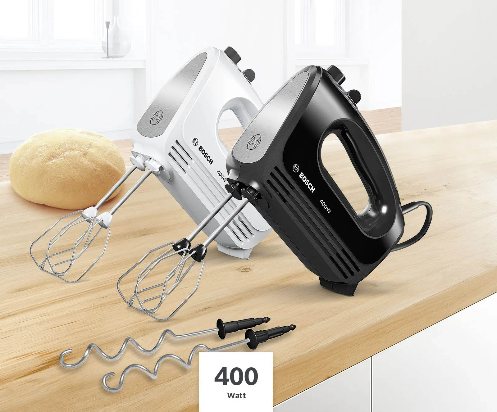 Shines in any kitchen – elegant design with stylish metal front cover.