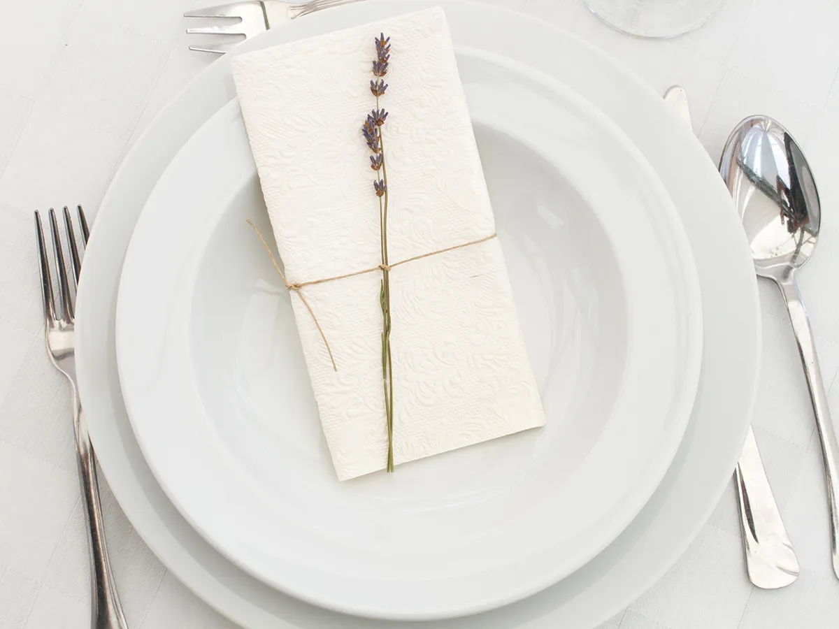 Plates and cutlery
