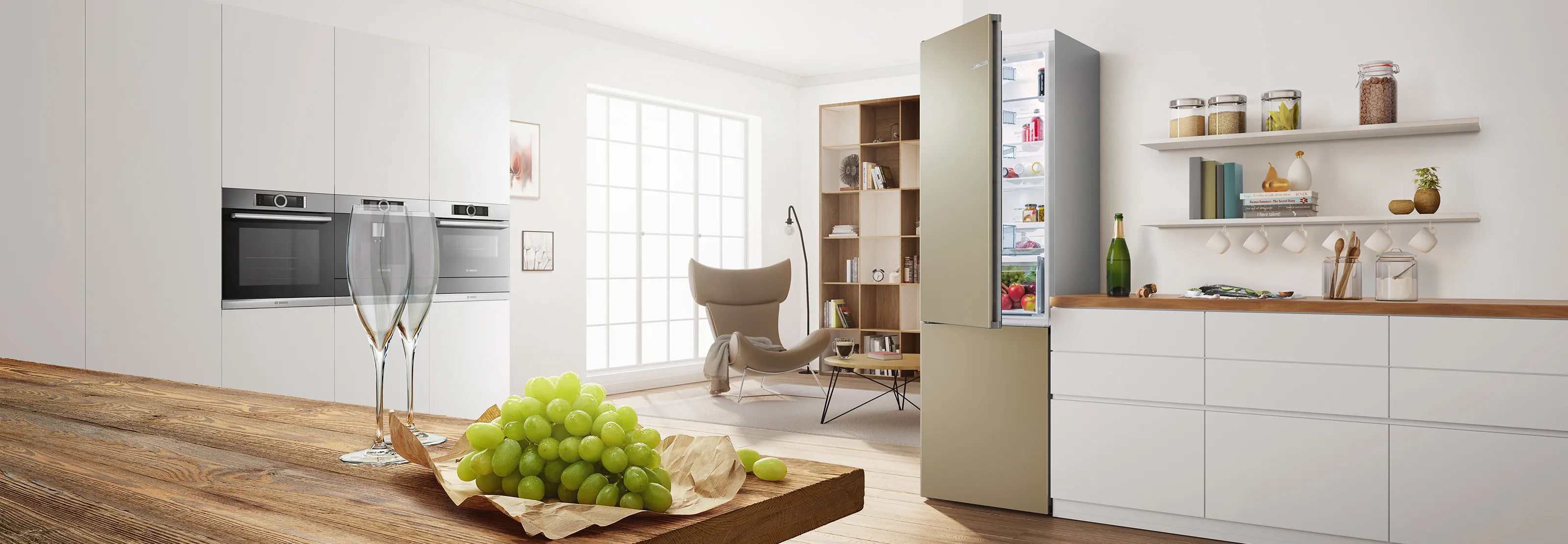 Bosch home appliances Vario Style Bottom Freezer
