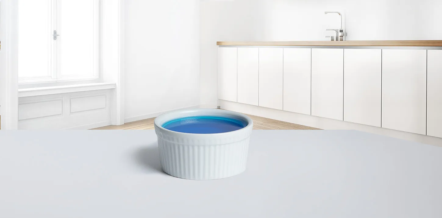 Liquid detergent: cheap, but not perfectly satisfying