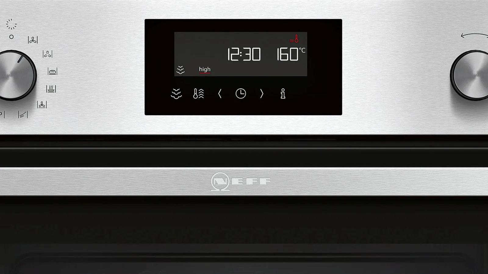NEFF Backofen mit LCD Display (weiß)