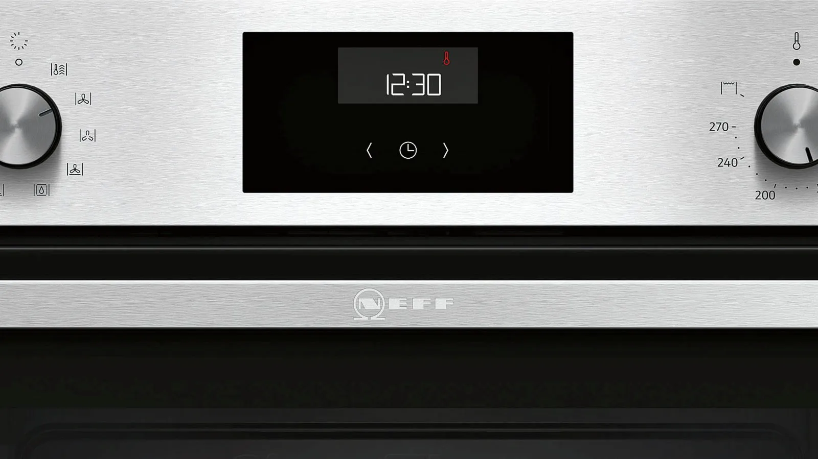 Backofen mit LCD Display (weiß)