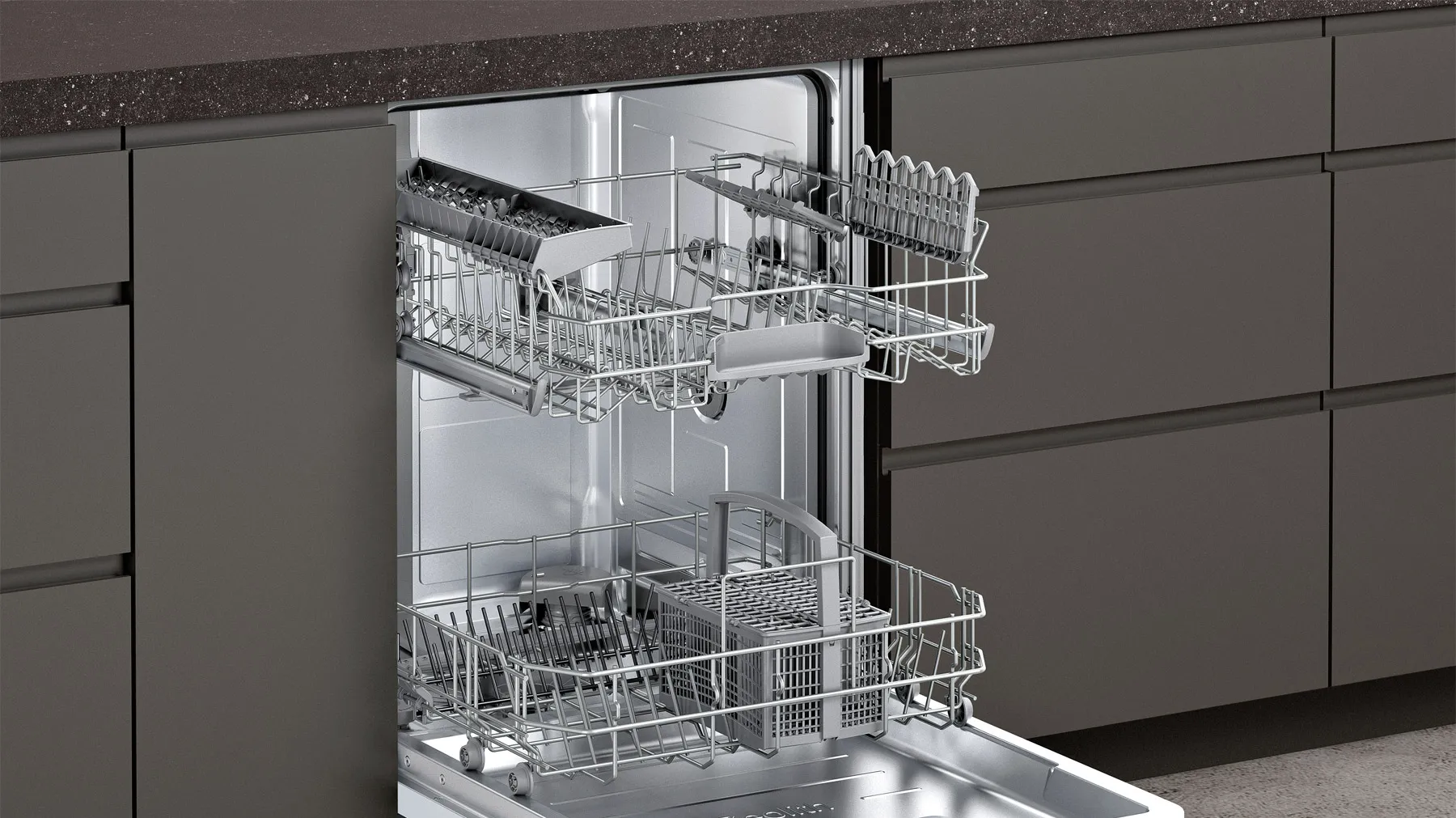 NEFF Flex 1 Korbsystem offen