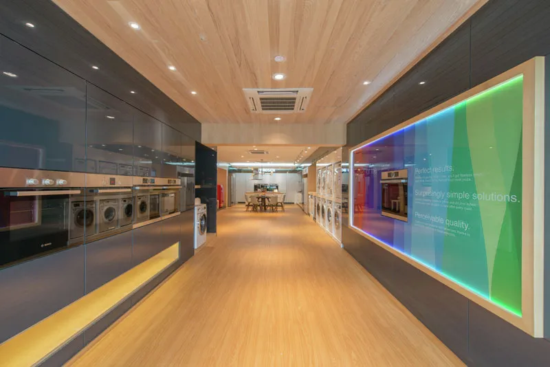 Official Bosch Experience Centre and Flagship Showroom interior along Jalan Klang Lama Kuala Lumpur