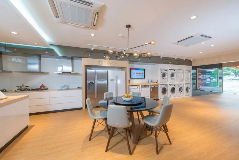 Official Bosch Experience Centre and Flagship Showroom interior along Jalan Klang Lama Kuala Lumpur