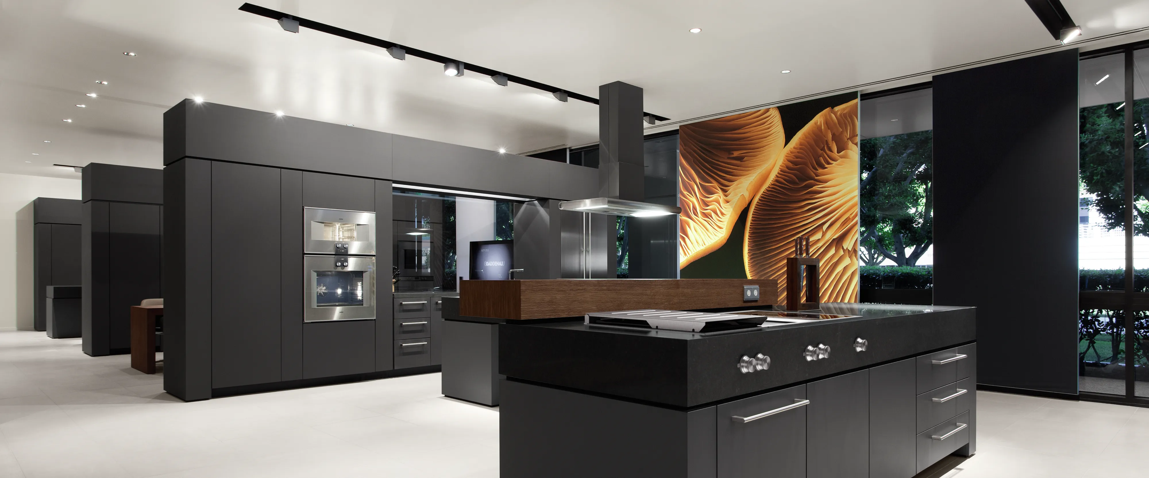 Gaggenau vario 400 series appliances in the Irvine flagship showroom
