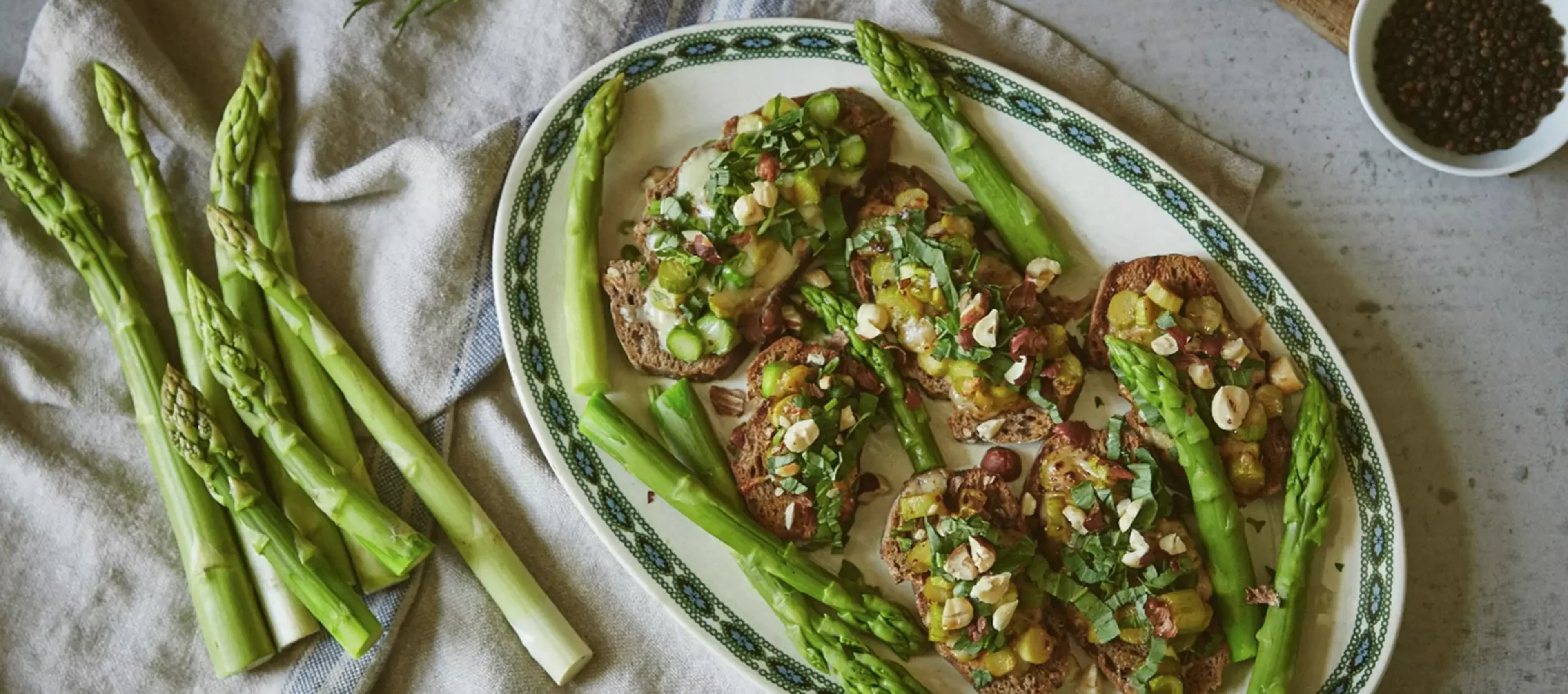Asparagus Bruschetta