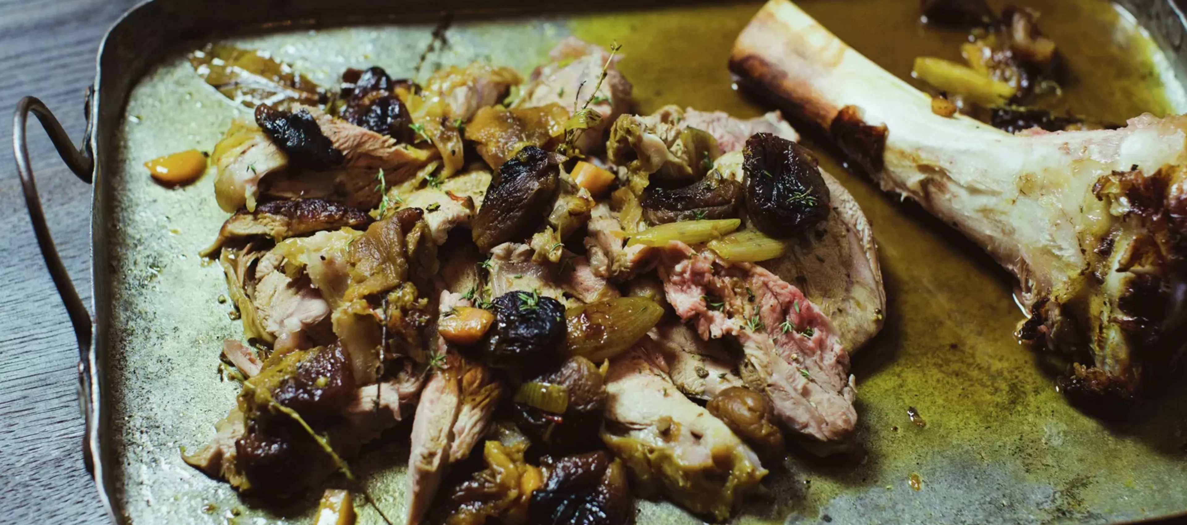 Veal Shank with Apricots and Saffron